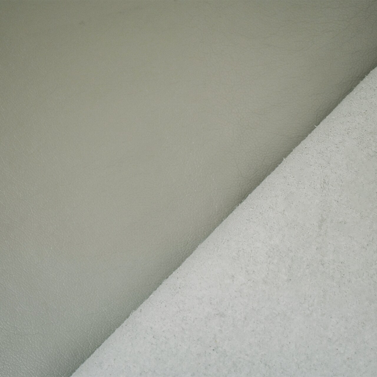 Gray Famous Maker Solid Recycled Leather and Polyurethane Blend Fabric By the Yard